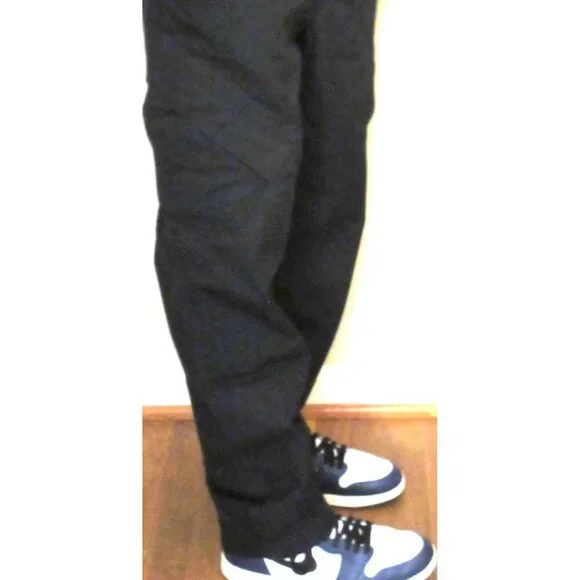 Jordan Men's MJ Chicago Cotton Cargo Casual Air Jordan Logo Pants Black NWT - Picture 4 of 11